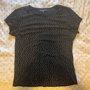 Briggs New York floral stretchy top